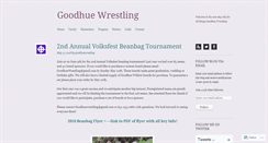 Desktop Screenshot of goodhuewrestling.com