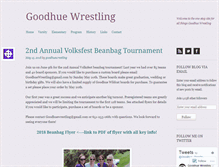 Tablet Screenshot of goodhuewrestling.com